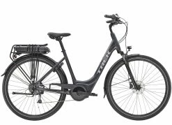 VTC électrique TREK Verve+ 1 Lowstep Matte Onyx Carbon 400Wh