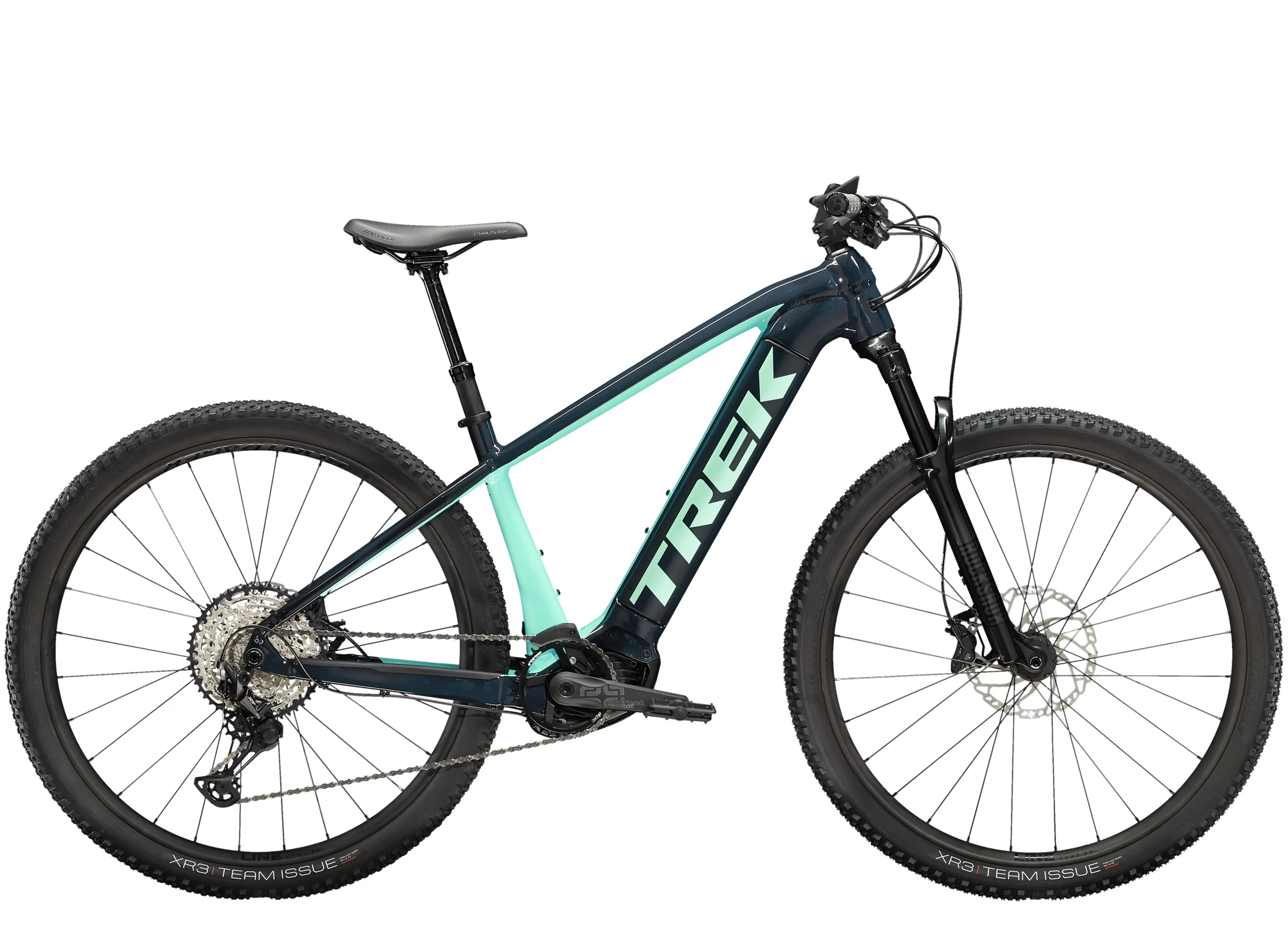 VTT électrique TREK Powerfly 7 Nautical Navy Miami Green 625Wh 1 VTT électrique TREK Powerfly 7 Nautical Navy Miami Green 625Wh