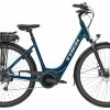 VTC électrique TREK Verve+ 1 Lowstep Dark Aquatic 500Wh