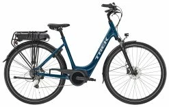 VTC électrique TREK Verve+ 1 Lowstep Dark Aquatic 500Wh