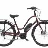 VTC électrique ELECTRA Townie Commute Go! 5i Step-Thru Matte Oxblood