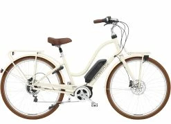 VTC électrique ELECTRA Townie Commute Go! 5i EQ Step-Thru Cream