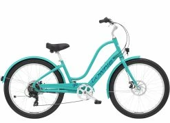 VTC électrique ELECTRA Townie Go! 7D EQ Step-Thru Tahiti Blue