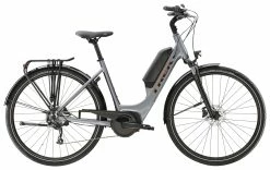 VTC électrique TREK Verve+ 1 Lowstep DT Galactic Grey 500wh