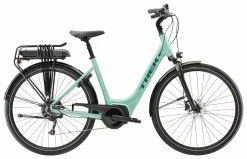 VTC électrique TREK Verve+ 2 Lowstep Blue Sage 400wh